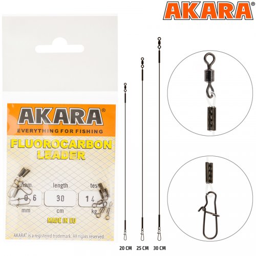 Поводок Akara Fluorocarbon Leader