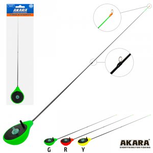 Удочка зимняя Akara Finezza L (1,0-3,6г) Green
