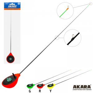 Удочка зимняя Akara Finezza L (1,0-3,6г) Red