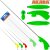 Удочка зимняя Akara Lucky Punch M 377 (3,0-15,0г) Green