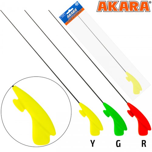 Удочка зимняя Akara Lucky Punch M 377 (3,0-15,0г) Yellow