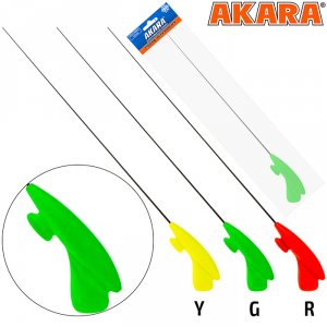 Удочка зимняя Akara RHC зелёная (хлыст S мягкий Hi Carbon)