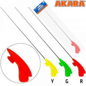 Удочка зимняя Akara RHC красная (хлыст S мягкий Hi Carbon)