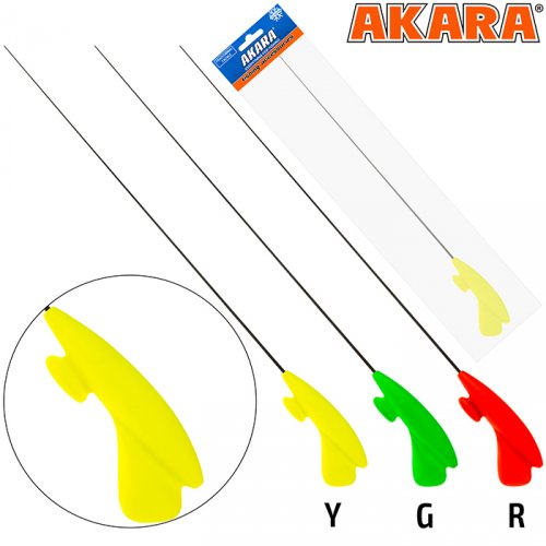 Удочка зимняя Akara RHC жёлтая (хлыст S мягкий Hi Carbon)