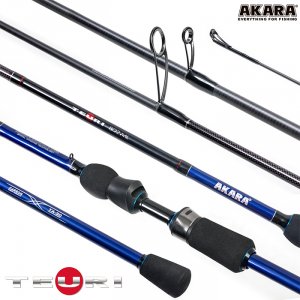 Спиннинг штекерный угольный 2 колена Akara Teuri MLS