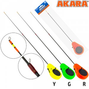 Удочка зимняя Akara Detent M 400 (2,0-8,0г) Red 2-х составной