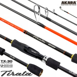 Спиннинг штекерный угольный 2 колена Akara SL1002 Tirata TX-30