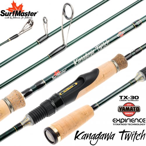 Спиннинг штекерный угольный 2 колена Surf Master YS5007 Yamato Series Kanagawa Twitch TX-30