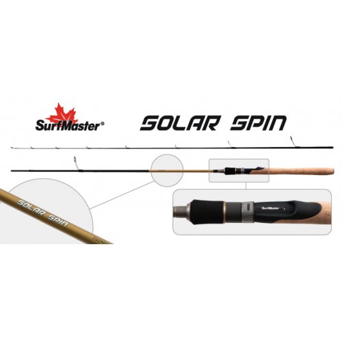 Спиннинг штекерный угольный 2 колена Surf Master SP1125 Solar Spin