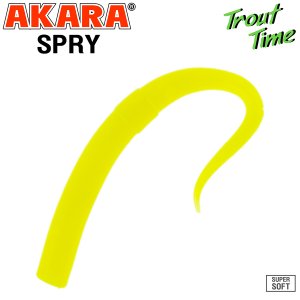 Силиконовая приманка Akara Trout Time SPRY 3.1 Cheese (10 шт)
