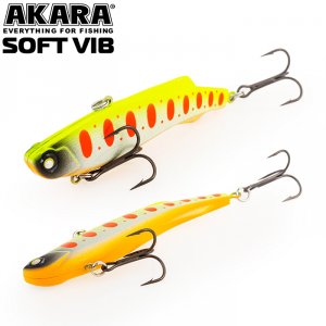 Воблер Akara раттлин Soft Vib