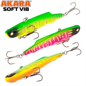 Воблер Akara раттлин Soft Vib