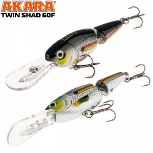 Воблер Akara Twin Shad 60F