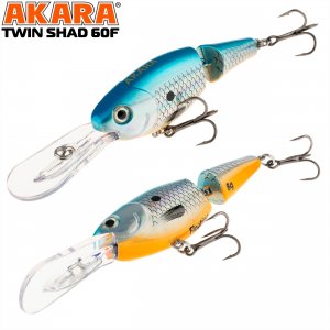 Воблер Akara Twin Shad 60F