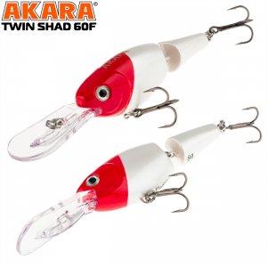 Воблер Akara Twin Shad 60F