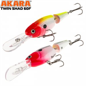 Воблер Akara Twin Shad 60F