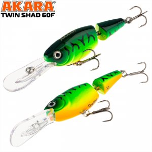 Воблер Akara Twin Shad 60F