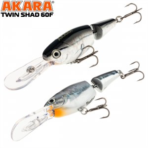 Воблер Akara Twin Shad 60F