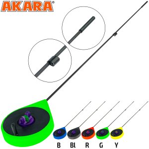 Удочка зимняя Akara Ultra Sport Green (хлыст карбон)