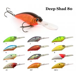 Воблер RAIDEN Deep Shad 80