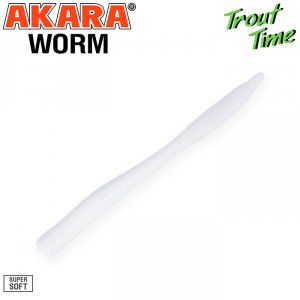 Силиконовая приманка Akara Trout Time WORM 3 Cheese (10 шт)
