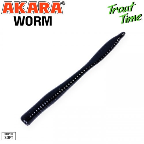 Силиконовая приманка Akara Trout Time WORM 3 Cheese (10 шт)