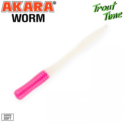 Силиконовая приманка Akara Trout Time WORM 3 Shrimp (10 шт)