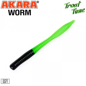 Силиконовая приманка Akara Trout Time WORM 3 Cheese (10 шт)