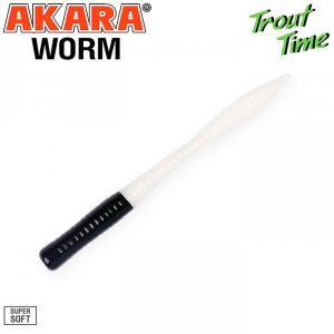 Силиконовая приманка Akara Trout Time WORM 3 Cheese (10 шт)