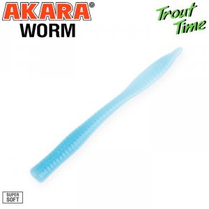 Силиконовая приманка Akara Trout Time WORM 3 Cheese (10 шт)